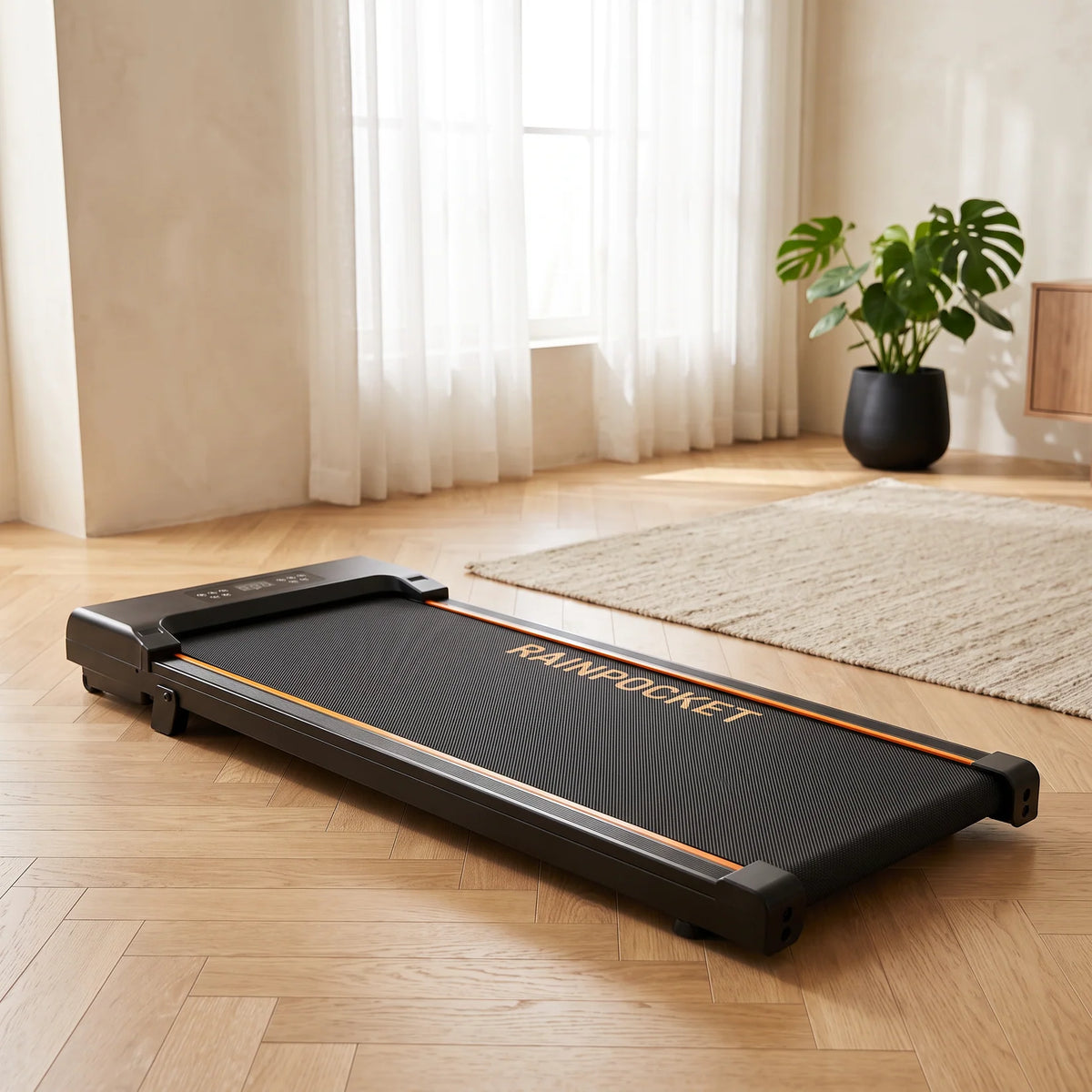 Tapis de marche dans un salon
